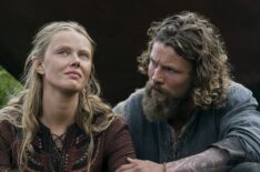 Frida Gustavsson and Leo Suter in 'Vikings: Valhalla'