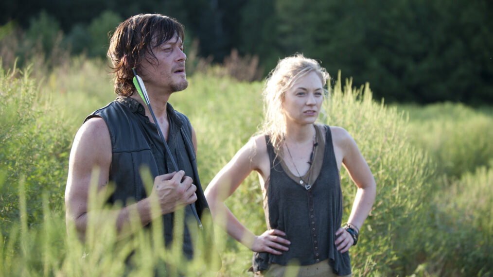 Daryl Dixon (Norman Reedus) and Beth Greene (Emily Kinney) - The Walking Dead - Season 4, Episode 10