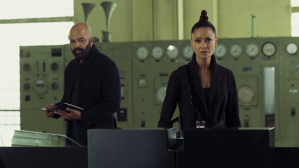 Jeffrey Wright and Thandie Newton in 'Westworld'