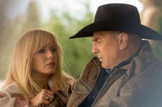 Kelly Reilly and Kevin Costner in 'Yellowstone'