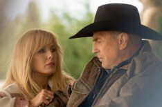 Kelly Reilly and Kevin Costner in 'Yellowstone'