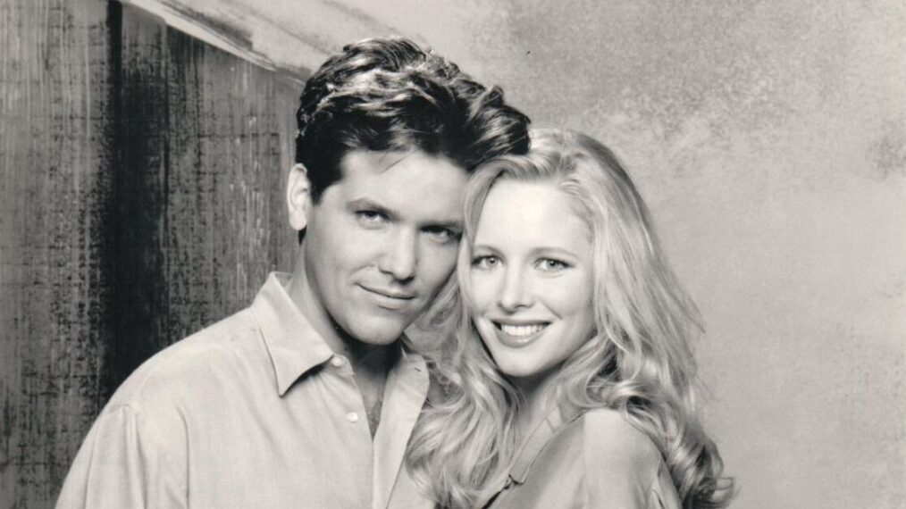 Michael Damian and Lauralee Bell in 'The Young and the Restless'