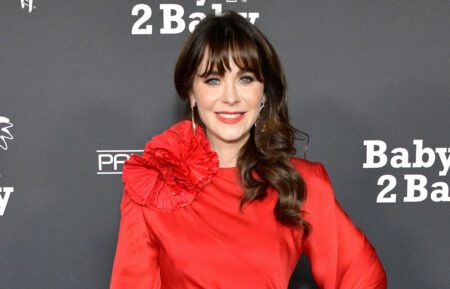 Zooey Deschanel attends the 2022 Baby2Baby Gala