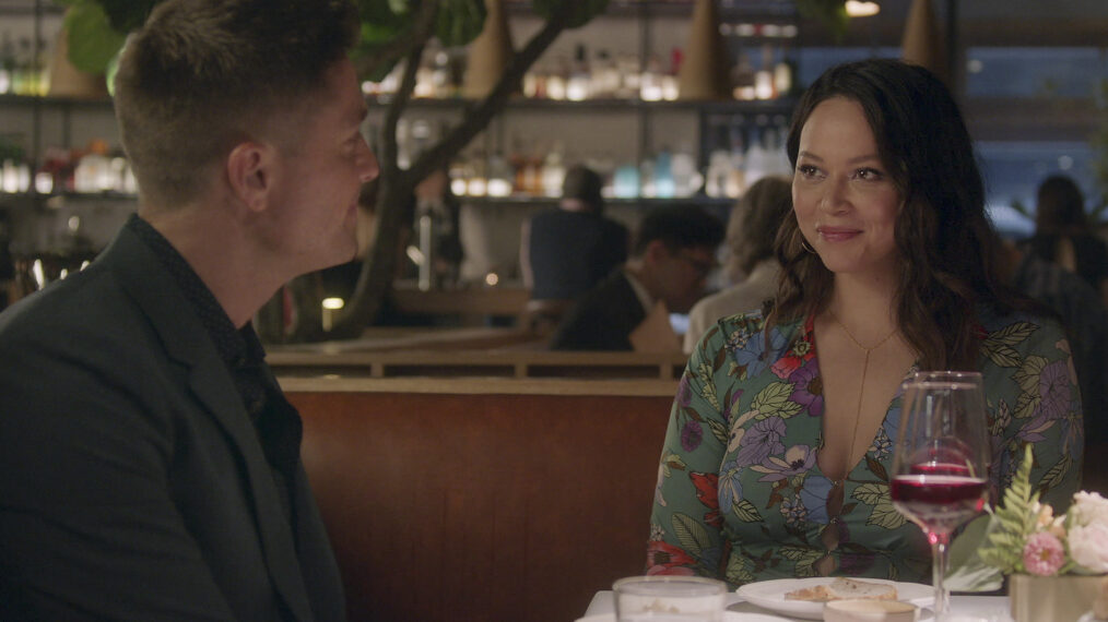 Lucy Chen (Melissa O'Neil) and Tim Bradford (Eric Winter) from The Rookie