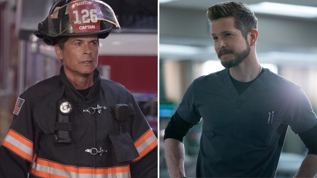 Rob Lowe in '9-1-1: Lone Star,' Matt Czuchry in 'The Resident'