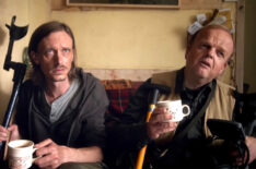 Toby Jone and Mackenzie Crook in 'Detectorists'