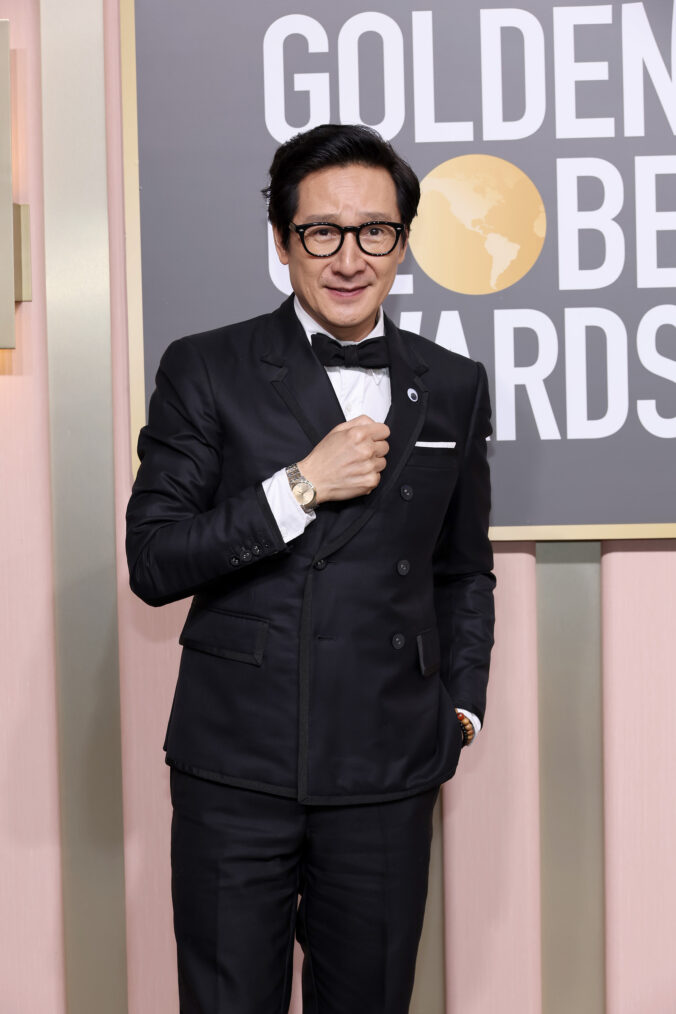 Ke Huy Quan at 2023 Golden Globes