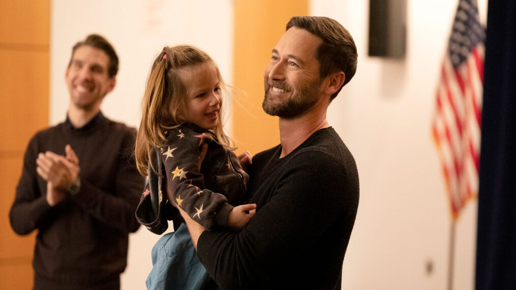 Opal Clow and Ryan Eggold in 'New Amsterdam'