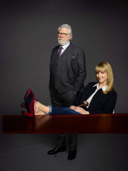 John Larroquette and Melissa Rauch - 'Night Court'