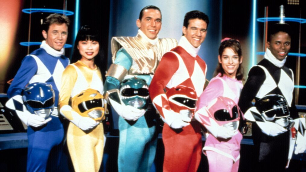 Power Rangers original cast photo.