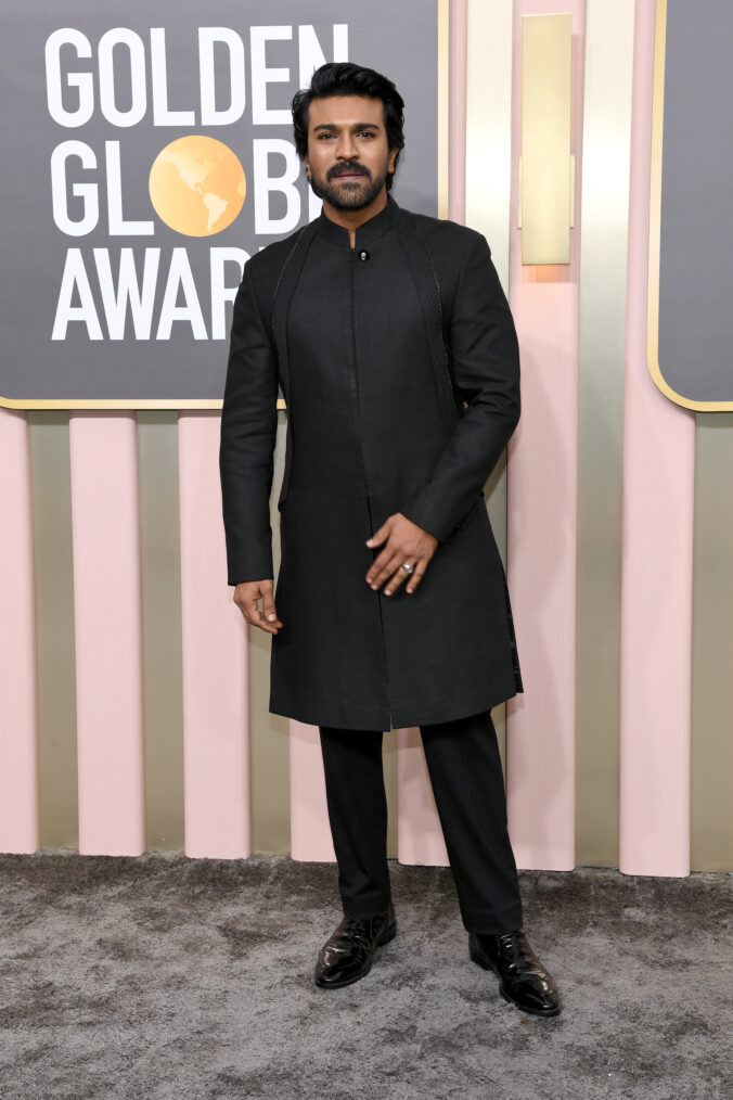 Ram Charan Teja at 2023 Golden Globes