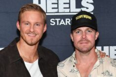 Stephen Amell and Alexander Ludwig on the red carpet for Heels