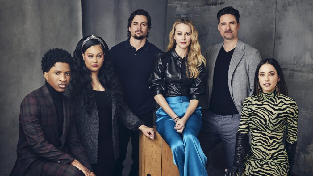 Cast of 'The Watchful Eye' in TV Insider's TCA 2023 portrait studio