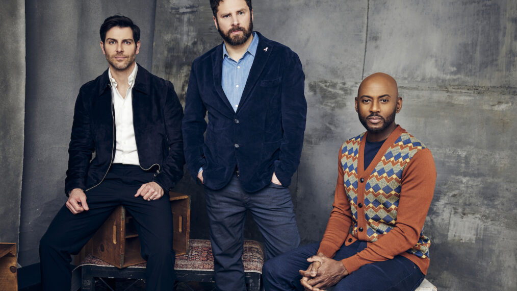 David Giuntoli, James Roday Rodriguez, and Romany Malco of 'A Million Little Things'