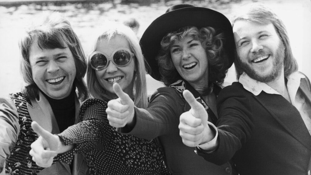 ABBA after winning Eurovision in 1974