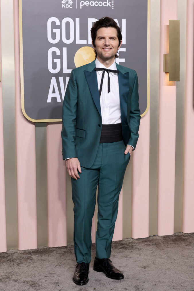 Adam Scott at 2023 Golden Globes