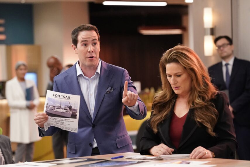 Jon Barinholtz and Ana Gasteyer in 'American Auto' Season 2