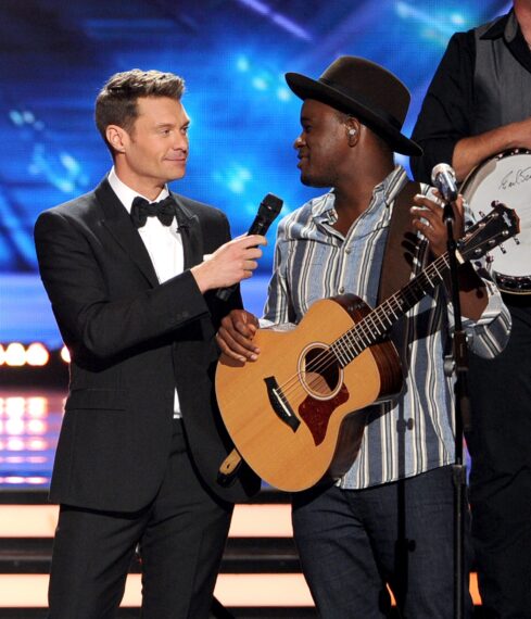 Ryan Seacrest and CJ Harris on 'American Idol'