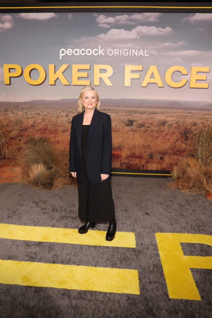 Amy Poehler at Poker Face premiere
