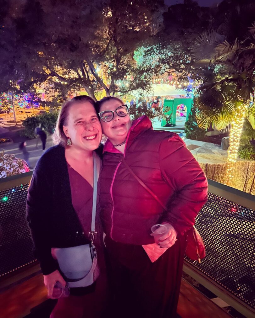 Amy and Genevieve attend the Fairyland Winterland for Grownups.