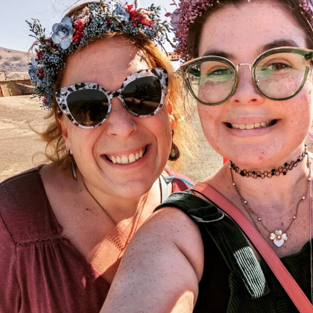 Amy and Genevieve travel back in time at the NorCal Renaissance Faire.