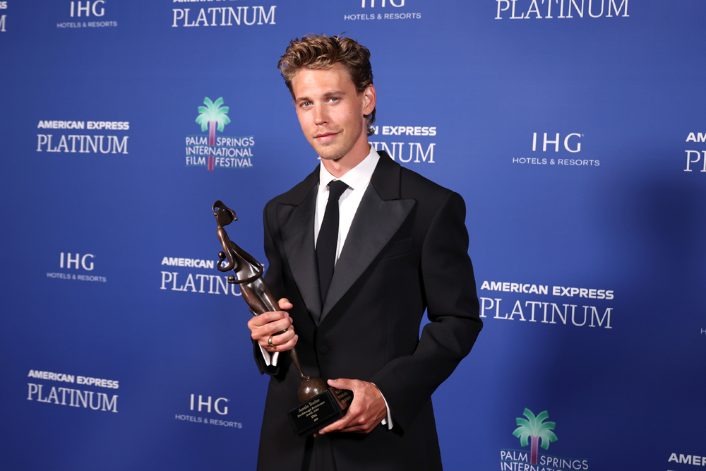 Austin Butler at Palm Springs International Film Awards  Backstage