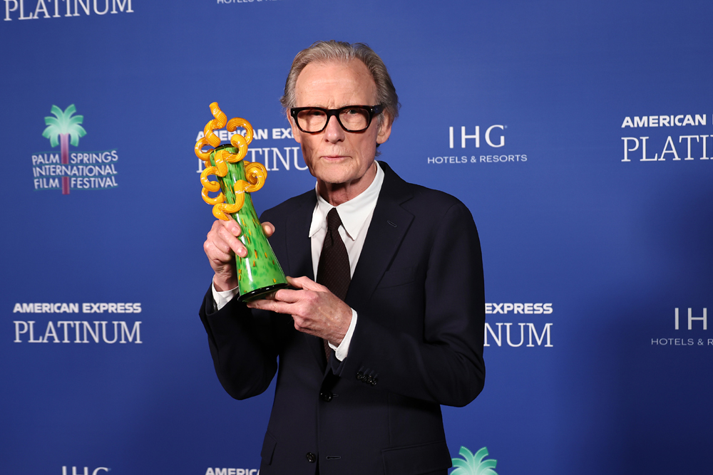 Bill Nighy at Palm Springs International Film Awards  Backstage