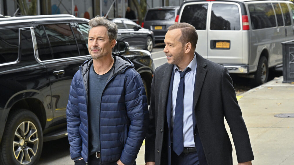 Tom Cavanagh and Donnie Wahlberg in 'Blue Bloods'