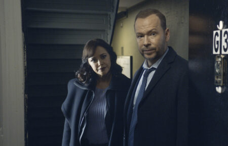 Donnie Wahlberg as Danny Reagan and Marisa Ramirez as Maria Baez on ‘Blue Bloods’