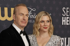 Bob Odenkirk and Rhea Seehorn at Critics Choice Awards 2023