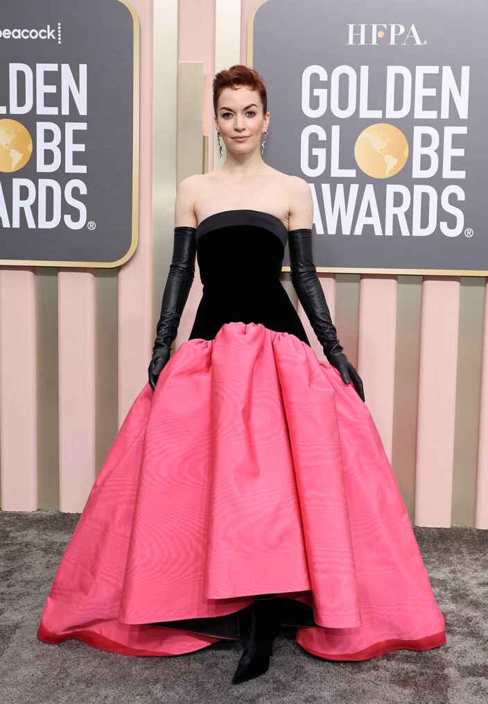 Britt Lower at 2023 Golden Globes