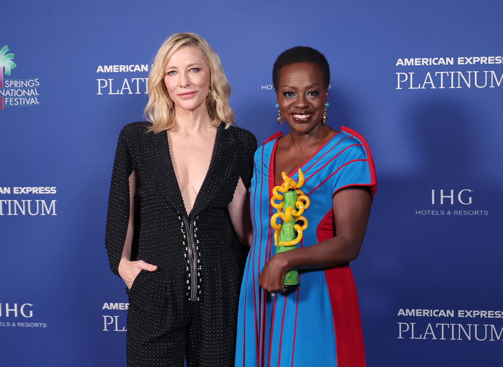 Cate Blanchett and Viola Davis at Palm Springs International Film Awards