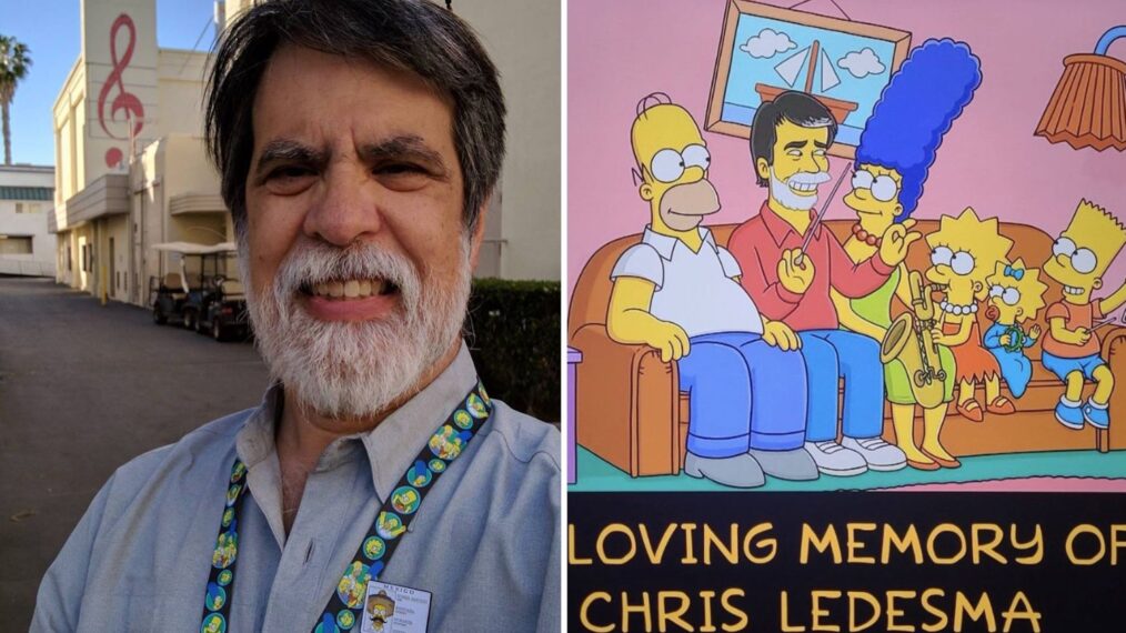 Chris Ledesma tribute on 'The Simpsons'