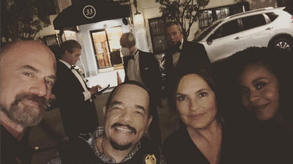 Christopher Meloni, Ice-T, Mariska Hargitay, and Danielle Moné Truitt