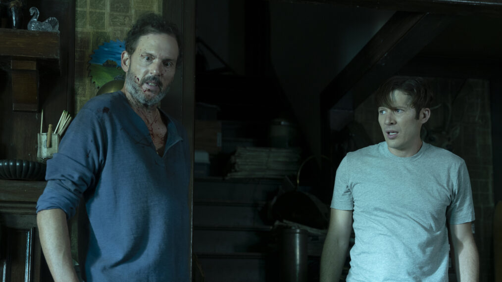 Silas Weir Mitchell and Zach Gilford in 'Criminal Minds: Evolution'