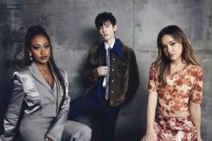 Lexi Underwood, Griffin Gluck & Sadie Stanley in TV Insider's TCA 2023 portrait studio