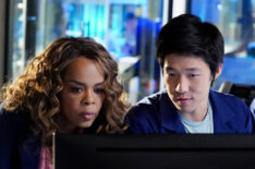 Paula Newsome and Jay Lee in 'CSI: Vegas'