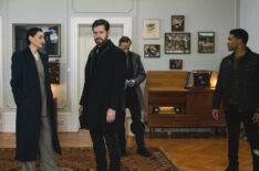 Christiane Paul, Luke Kleintank, Tobias Schulze, and Carter Redwood in 'FBI: International'