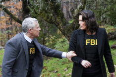 Tate Donovan and Alana De La Garza in 'FBI'
