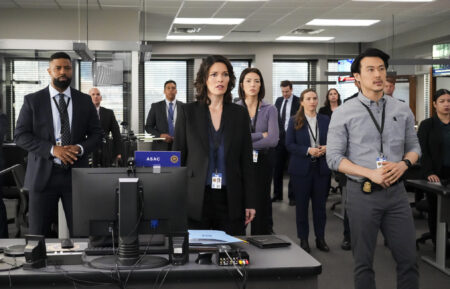 Roshawn Franklin, Alana De La Garza, Vedette Lim, and James Chen in 'FBI'