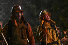 Max Thieriot and Stephanie Arcila in 'Fire Country'