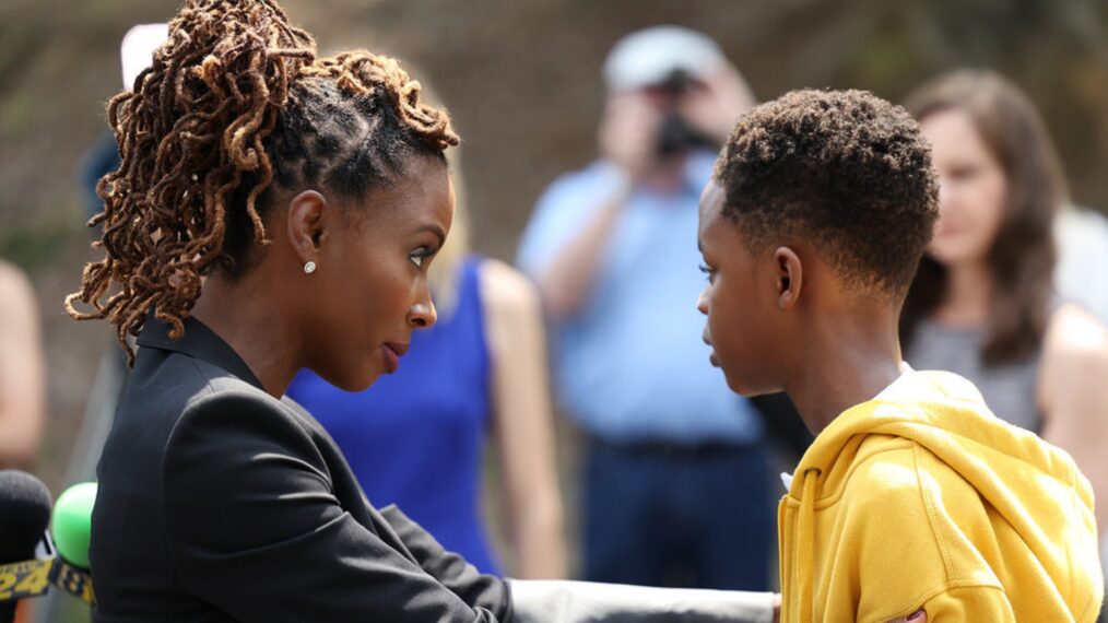 Shanola Hampton and Trayce Malachi in 'Found'