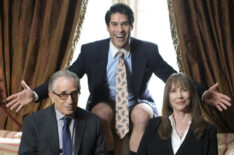 Chip Zein, Asher Grodman, and Laraine Newman in 'Ghosts' Season 2