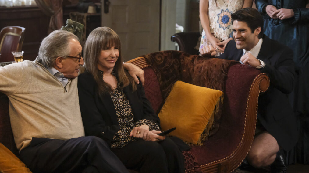 Chip Zein, Laraine Newman, and Asher Grodman in 'Ghosts' Season 2