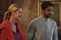 Tara Reid and Utkarsh Ambudkar in 'Ghosts' Season 2