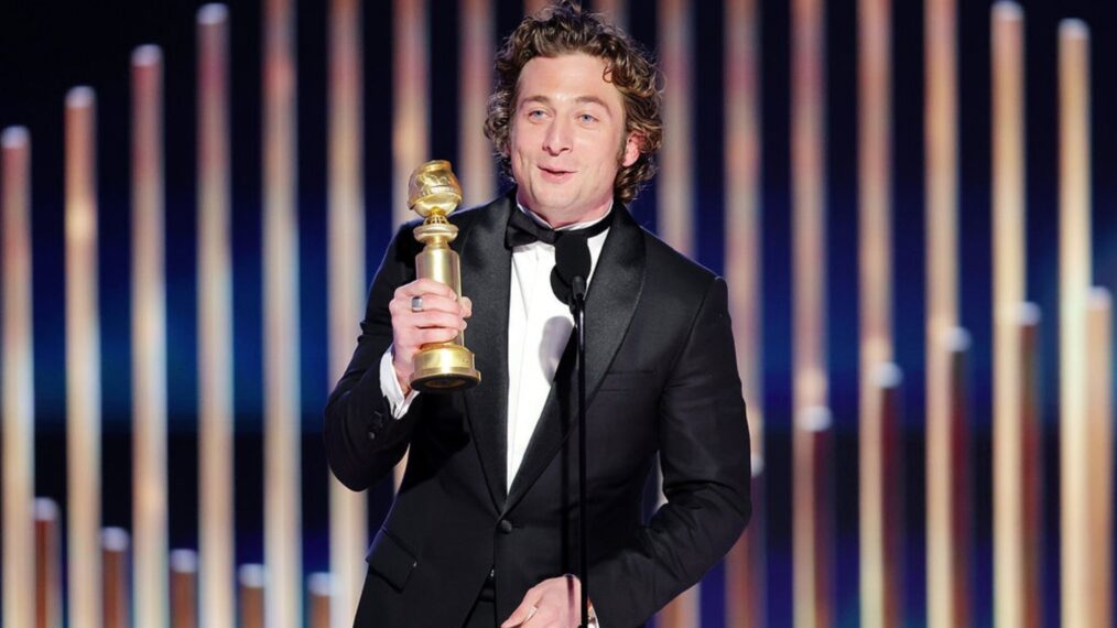 Jeremy Allen White for 'The Bear' at the 2023 Golden Globe Awards