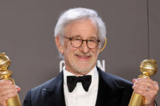 Steven Spielberg at the 2023 Golden Globes