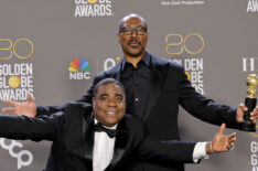 Tracy Morgan and Eddie Murphy at the 2023 Golden Globes