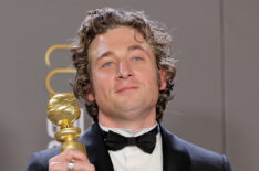 Jeremy Allen White at the 2023 Golden Globes