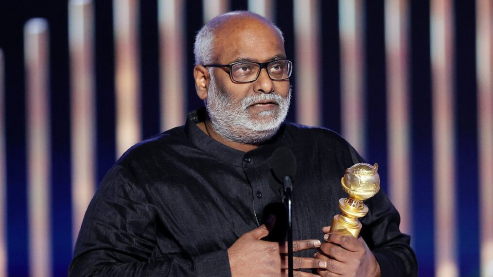 M. M. Keeravani at the 2023 Golden Globe Awards